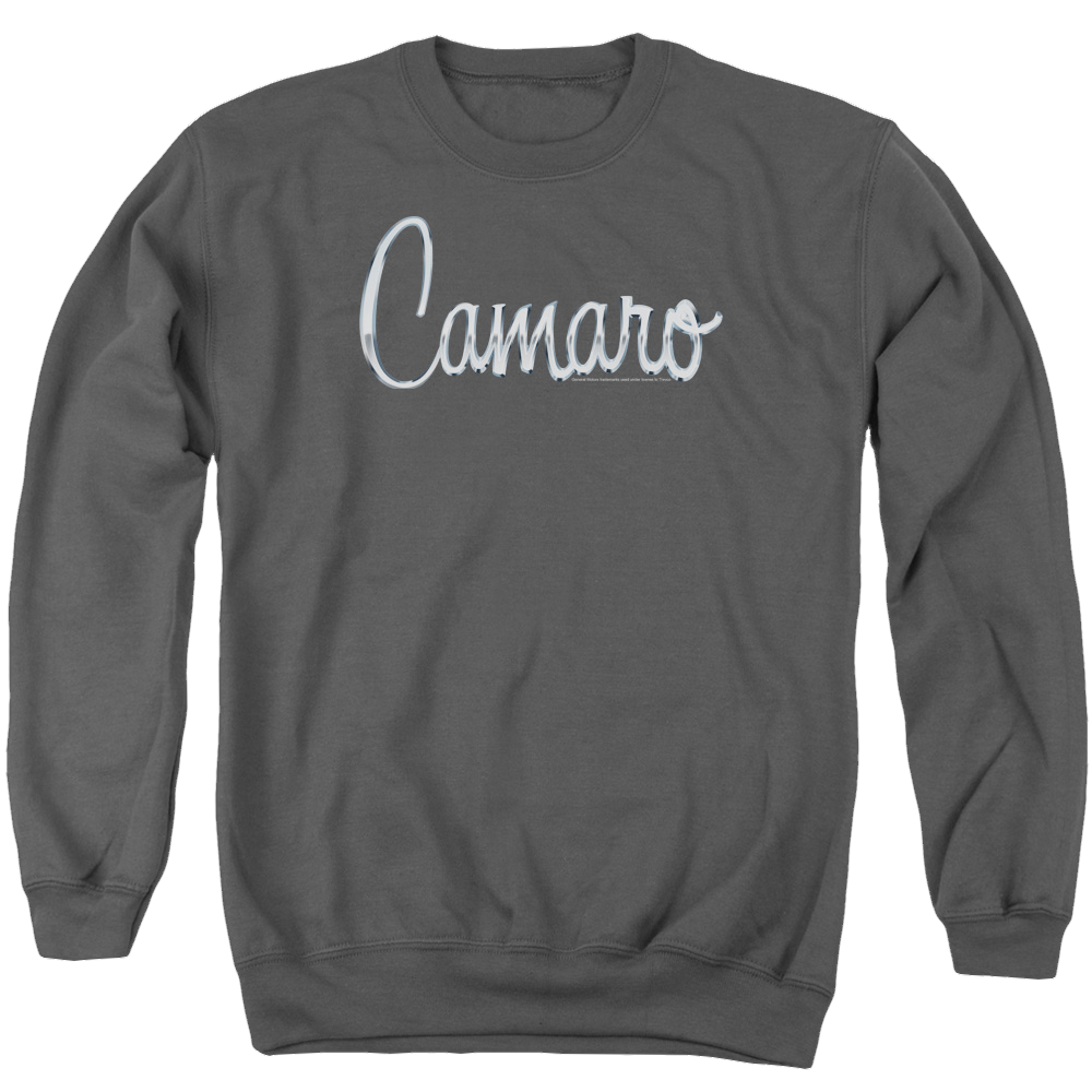 Chevrolet Classic Camaro Metal - Men's Crewneck Sweatshirt Men's Crewneck Sweatshirt Chevrolet