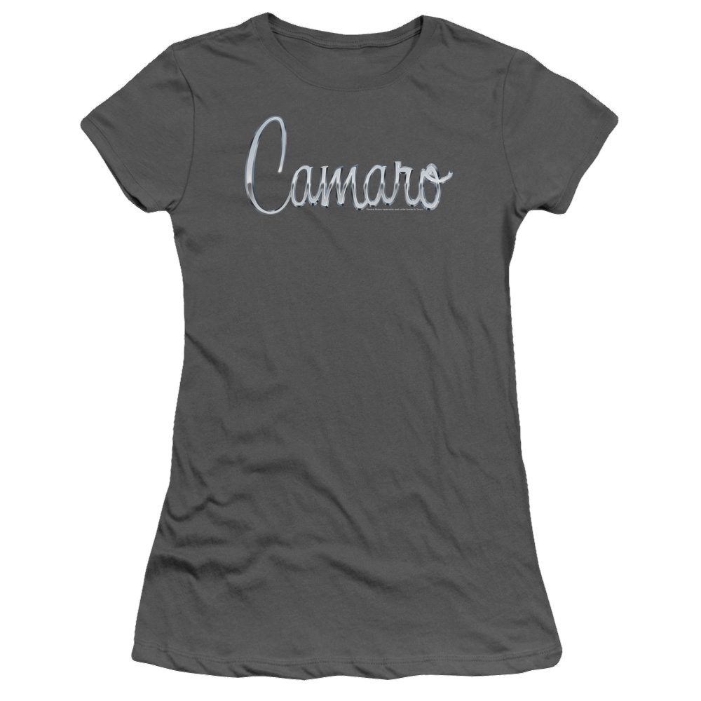 Chevrolet Classic Camaro Metal - Juniors T-Shirt Juniors T-Shirt Chevrolet