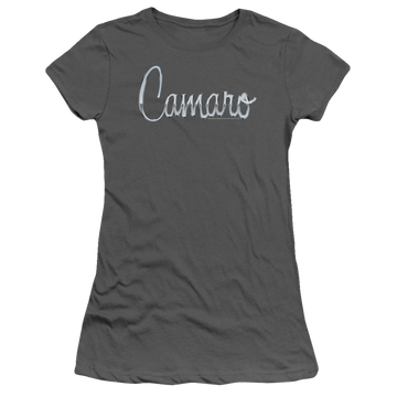 Chevrolet Classic Camaro Metal - Juniors T-Shirt Juniors T-Shirt Chevrolet