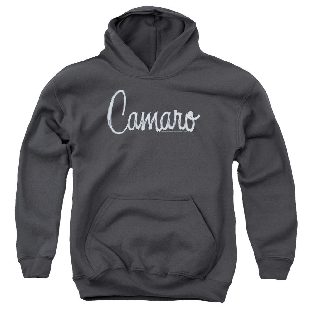 Chevrolet Classic Camaro Metal - Youth Hoodie (Ages 8-12) Youth Hoodie (Ages 8-12) Chevrolet