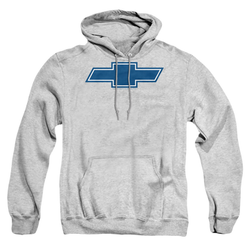 Athletic heather pullover hoodie with Chevrolet Simple Vintage Bowtie graphic