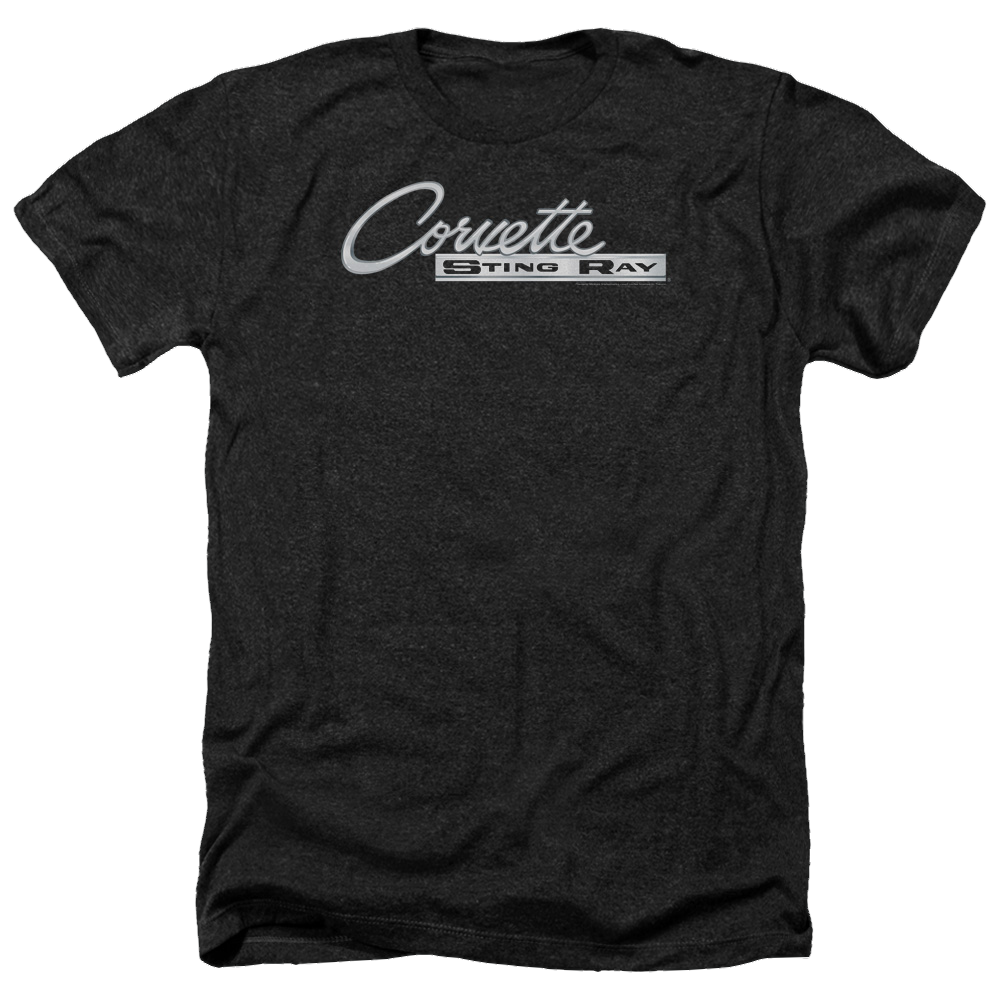 Chevrolet Chrome Stingray Logo - Men's Heather T-Shirt Men's Heather T-Shirt Chevrolet