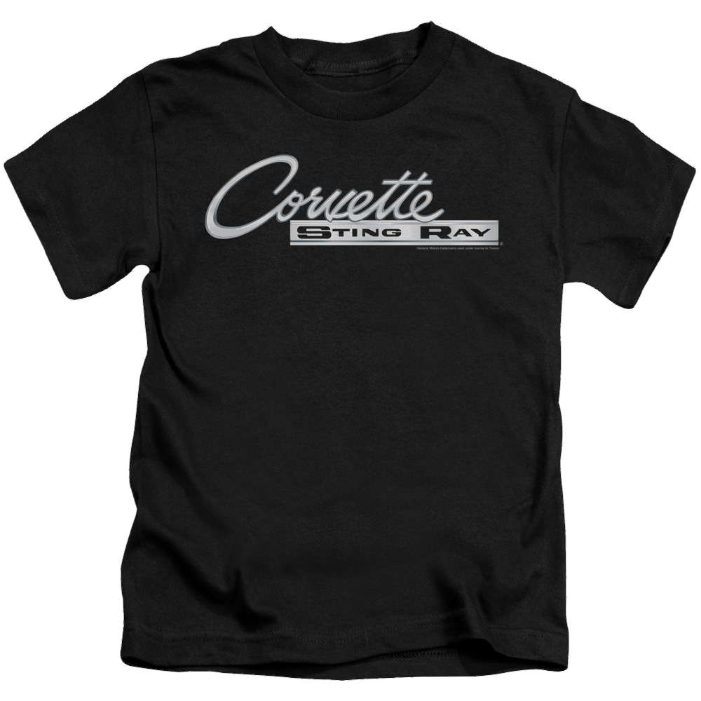 Chevrolet Chrome Stingray Logo - Kid's T-Shirt (Ages 4-7) Kid's T-Shirt (Ages 4-7) Chevrolet