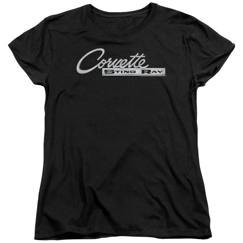 Chevrolet Chrome Stingray Logo - Women's T-Shirt Women's T-Shirt Chevrolet