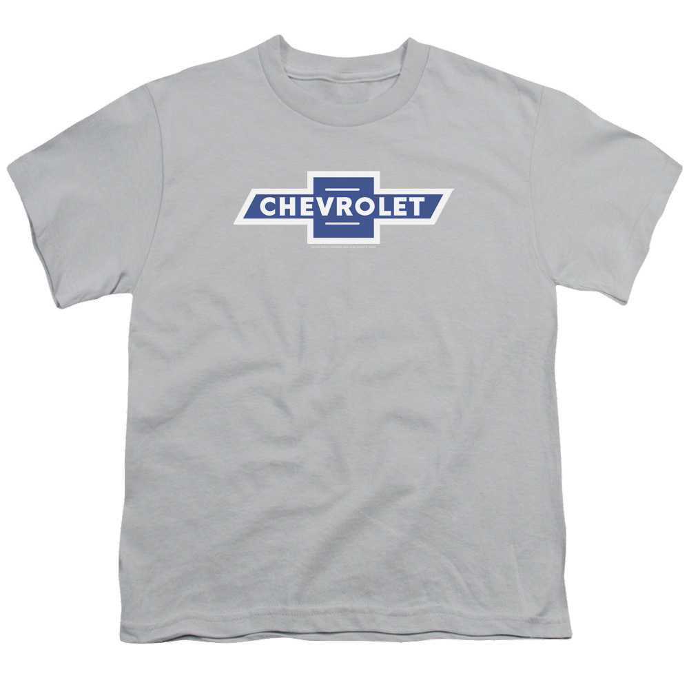 Chevrolet Vintage White Border Bowtie - Youth T-Shirt (Ages 8-12) Youth T-Shirt (Ages 8-12) Chevrolet