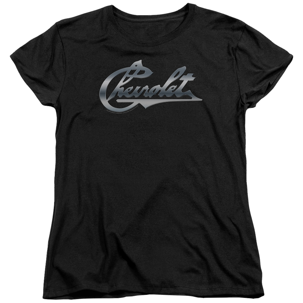 Chevrolet Chrome Vintage Chevy Bowtie - Women's T-Shirt Women's T-Shirt Chevrolet