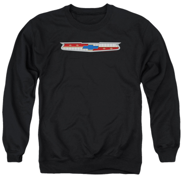 Chevrolet 56 Bel Air Emblem - Men's Crewneck Sweatshirt Men's Crewneck Sweatshirt Chevrolet
