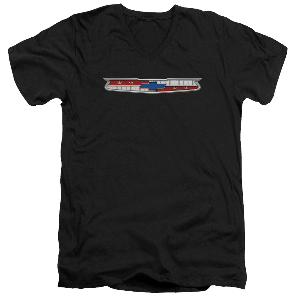 Chevrolet 56 Bel Air Emblem - Men's V-Neck T-Shirt Men's V-Neck T-Shirt Chevrolet