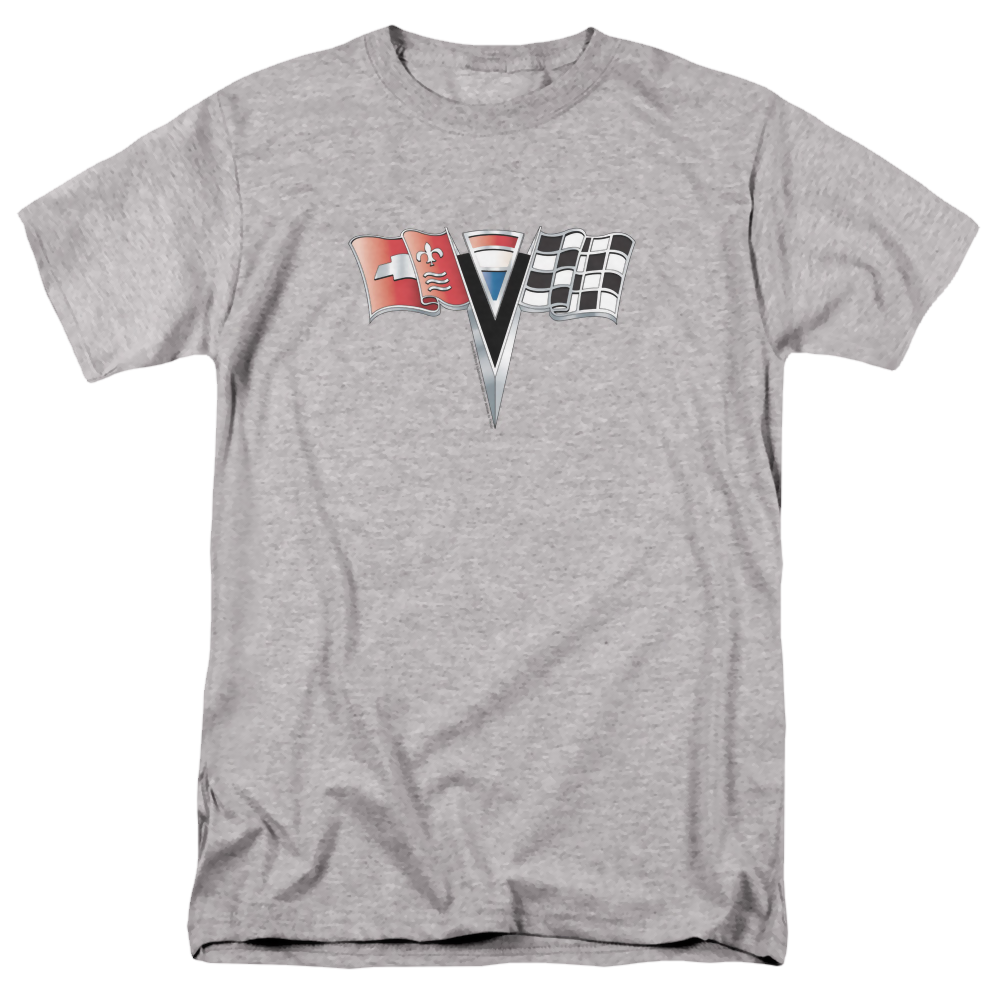 Chevrolet 2nd Gen Vette Nose Emblem - Men's Regular Fit T-Shirt Men's Regular Fit T-Shirt Chevrolet