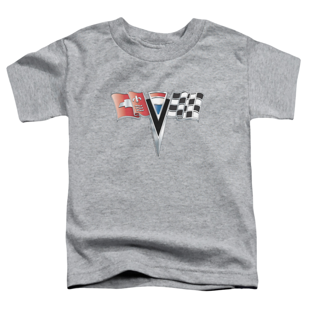 Chevrolet 2nd Gen Vette Nose Emblem - Toddler T-Shirt Toddler T-Shirt Chevrolet