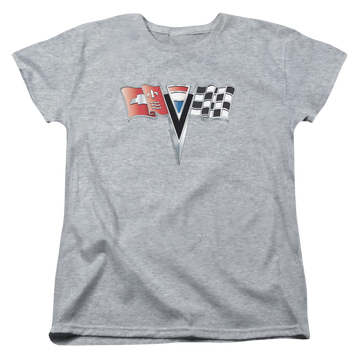 Chevrolet 2nd Gen Vette Nose Emblem - Women's T-Shirt Women's T-Shirt Chevrolet