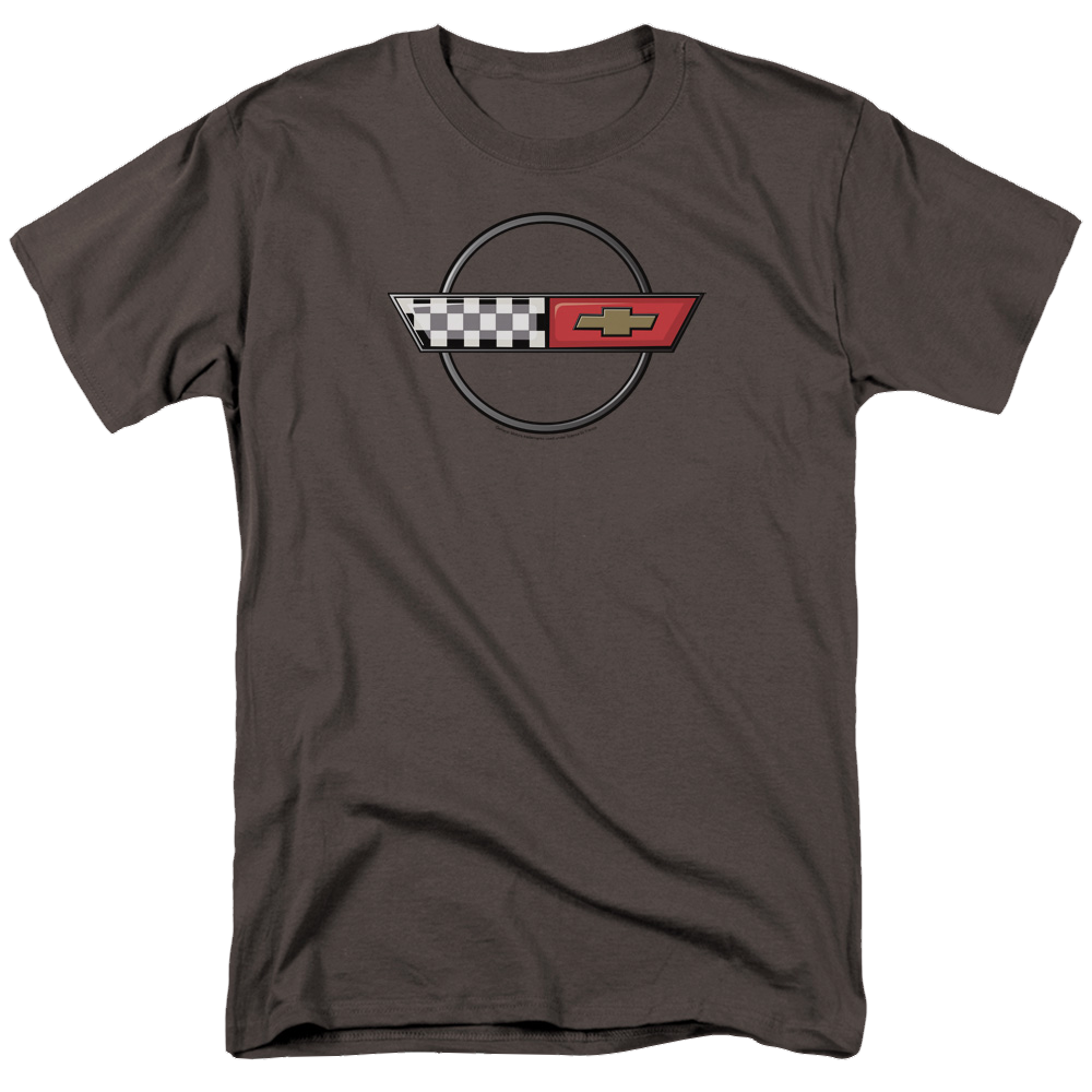 Chevrolet 4th Gen Vette Logo - Men's Regular Fit T-Shirt Men's Regular Fit T-Shirt Chevrolet