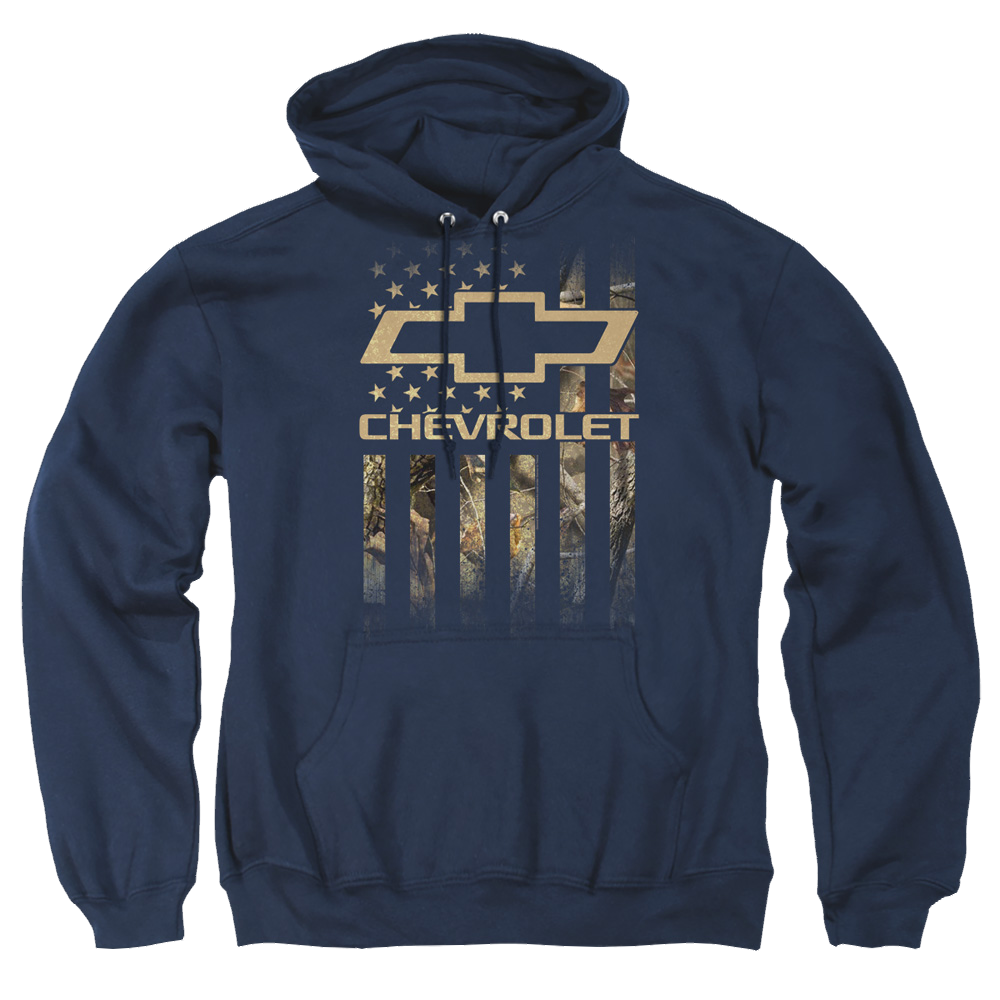 Chevrolet Camo Flag - Pullover Hoodie Pullover Hoodie Chevrolet