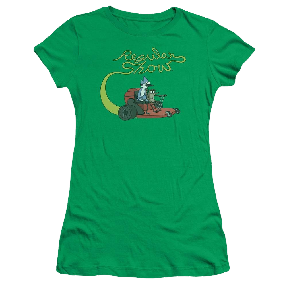 Regular Show Mower Juniors T-Shirt Juniors T-Shirt The Regular Show