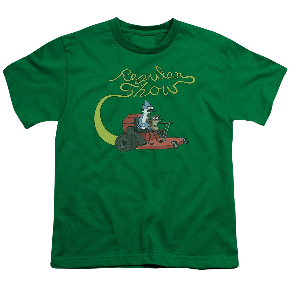 Regular Show, The Mower - Youth T-Shirt Youth T-Shirt (Ages 8-12) The Regular Show