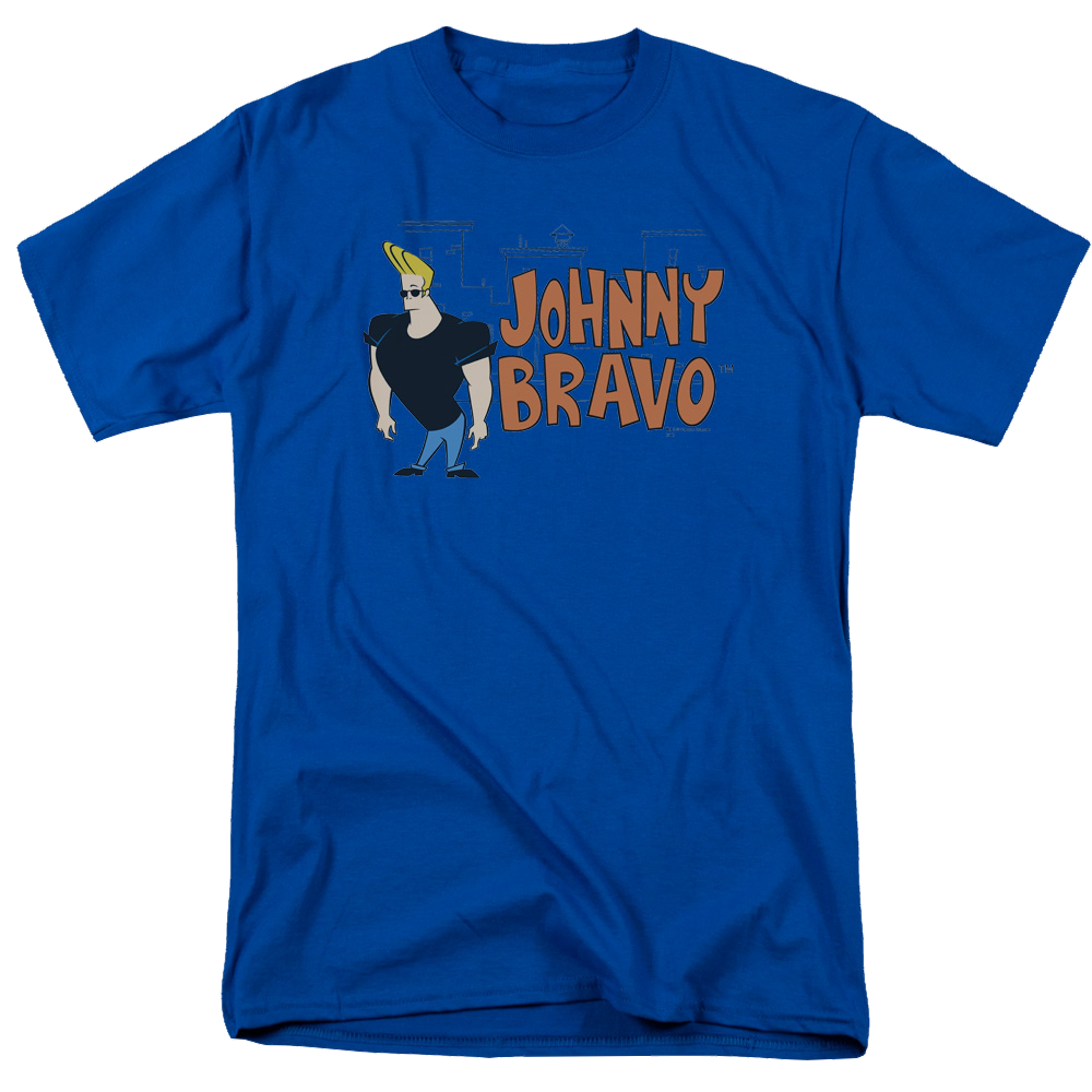 Johnny Bravo Johnny Logo Men's Regular Fit T-Shirt Men's Regular Fit T-Shirt Johnny Bravo