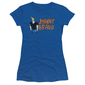 Royal juniors t-shirt with Johnny Bravo Johnny Logo graphic
