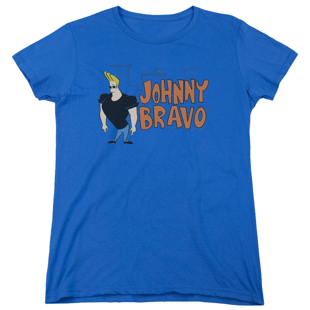 Johnny Bravo Johnny Logo Women's T-Shirt Women's T-Shirt Johnny Bravo
