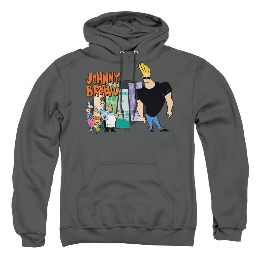 Johnny Bravo Johnny & Friends Pullover Hoodie Pullover Hoodie Johnny Bravo