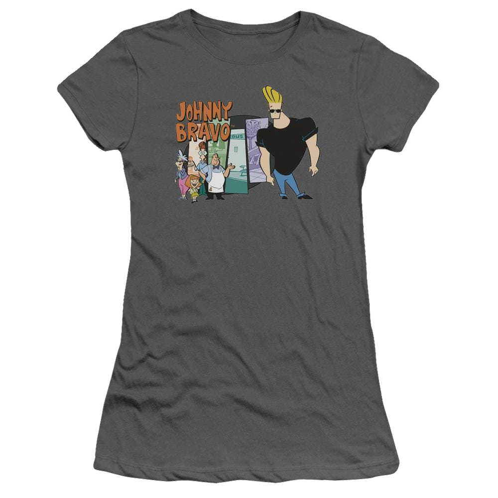 Johnny Bravo Johnny & Friends Juniors T-Shirt Juniors T-Shirt Johnny Bravo