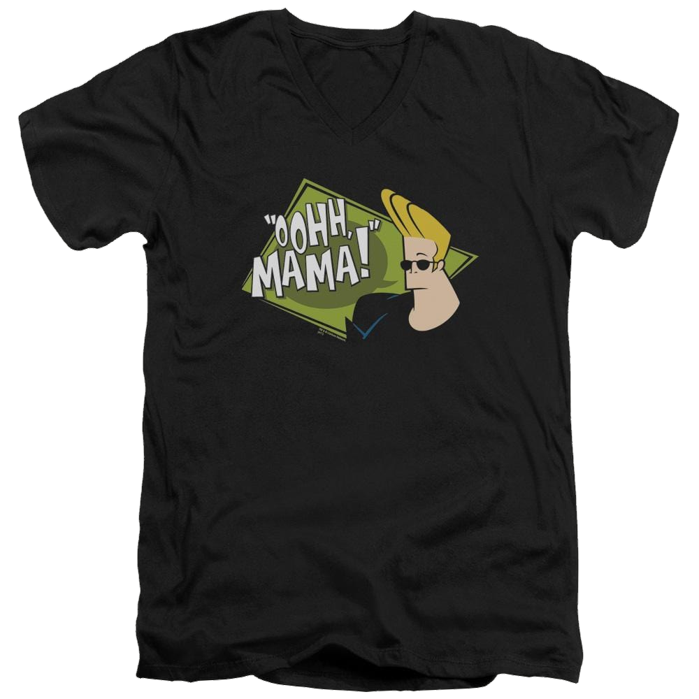 Johnny Bravo Oohh Mama Men's V-Neck T-Shirt Men's V-Neck T-Shirt Johnny Bravo