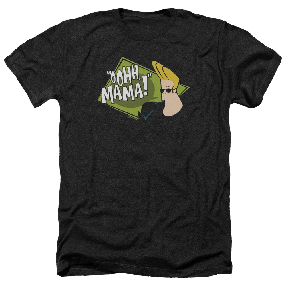 Johnny Bravo Oohh Mama Men's Heather T-Shirt Men's Heather T-Shirt Johnny Bravo