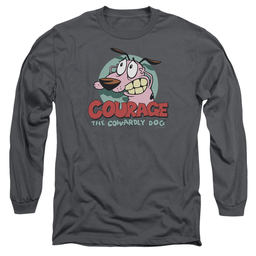Courage The Cowardly Dog Courage - Men's Long Sleeve T-Shirt Men's Long Sleeve T-Shirt Courage the Cowardly Dog