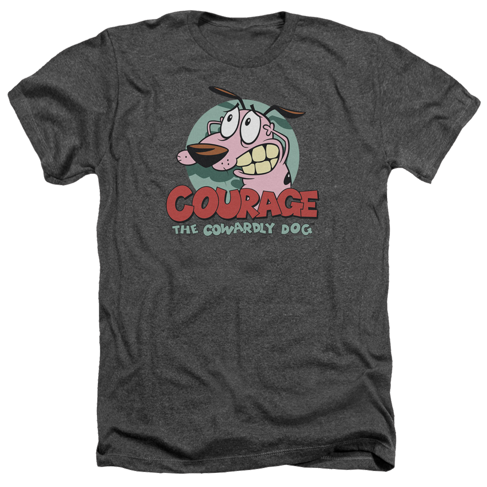 Courage The Cowardly Dog Courage - Men's Heather T-Shirt Men's Heather T-Shirt Courage the Cowardly Dog