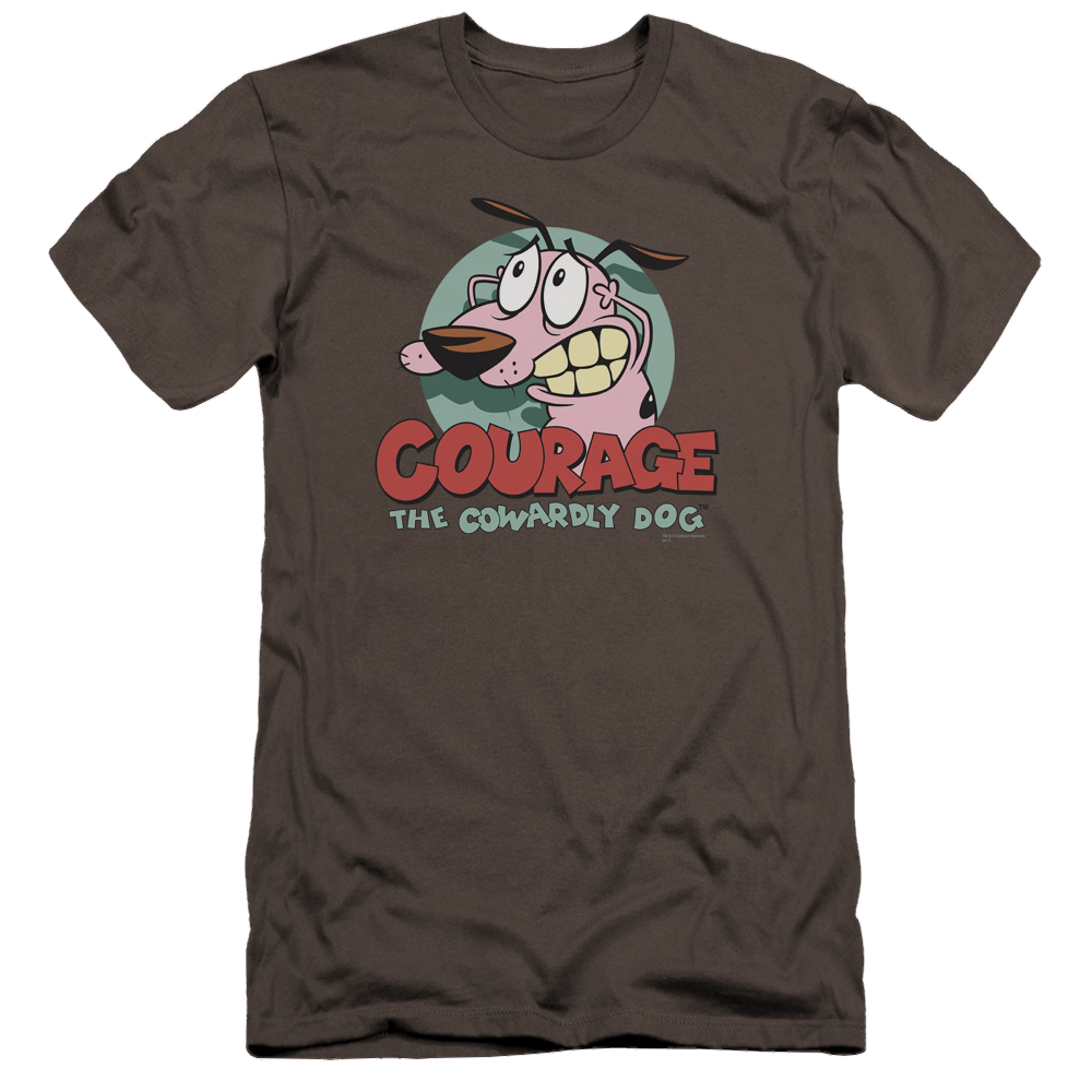 Courage The Cowardly Dog Courage - Men's Premium Slim Fit T-Shirt Men's Premium Slim Fit T-Shirt Courage the Cowardly Dog