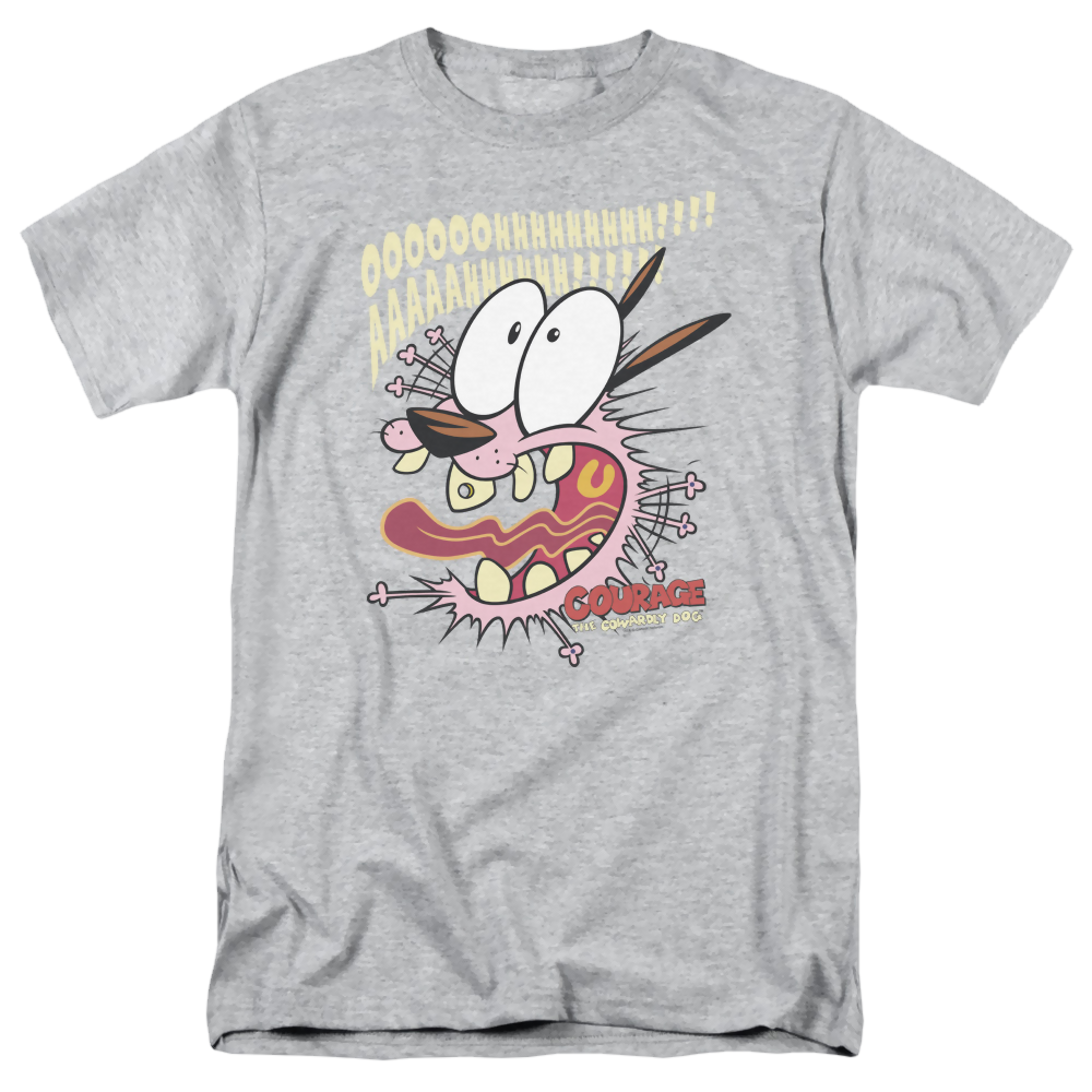 Courage The Cowardly Dog Scaredy Dog - Men's Regular Fit T-Shirt Men's Regular Fit T-Shirt Courage the Cowardly Dog