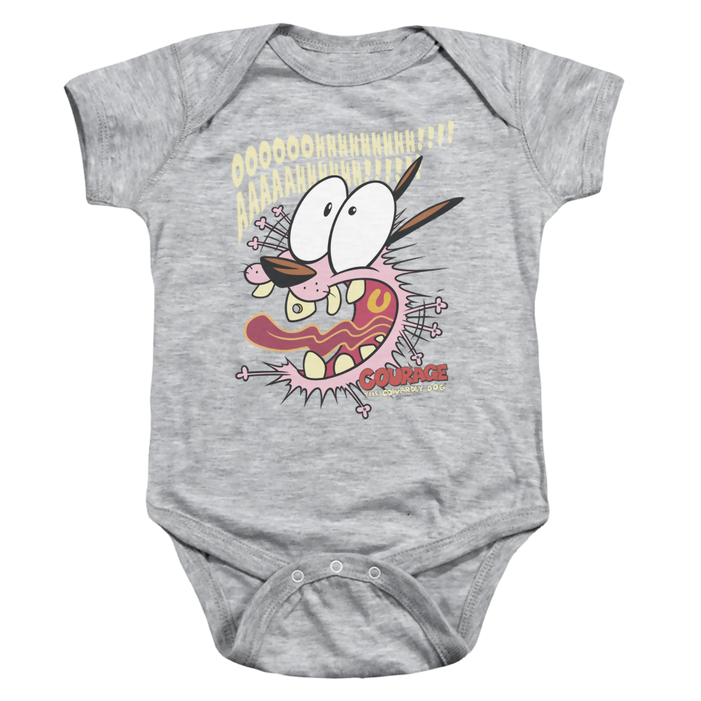 Courage the Cowardly Dog Scaredy Dog - Baby Bodysuit Baby Bodysuit Courage the Cowardly Dog