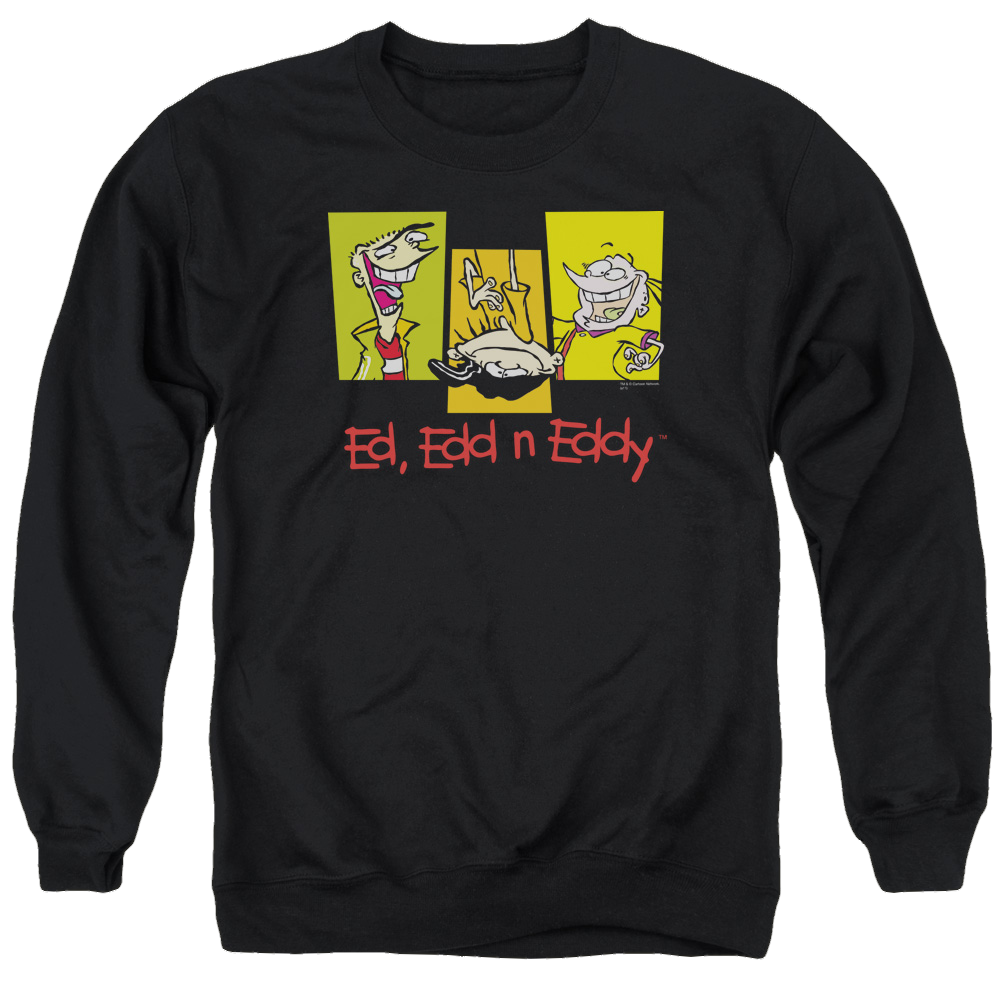 Ed, Edd n Eddy 3 Ed's - Men's Crewneck Sweatshirt Men's Crewneck Sweatshirt Ed, Edd n Eddy