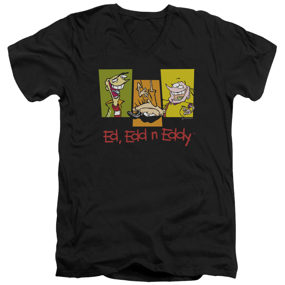 Ed, Edd n Eddy 3 Eds - Men's V-Neck T-Shirt Men's V-Neck T-Shirt Ed, Edd n Eddy