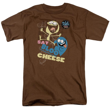 Coffee men's regular fit t-shirt with Foster's Home for Imaginary Friends Dancing Friends graphic
