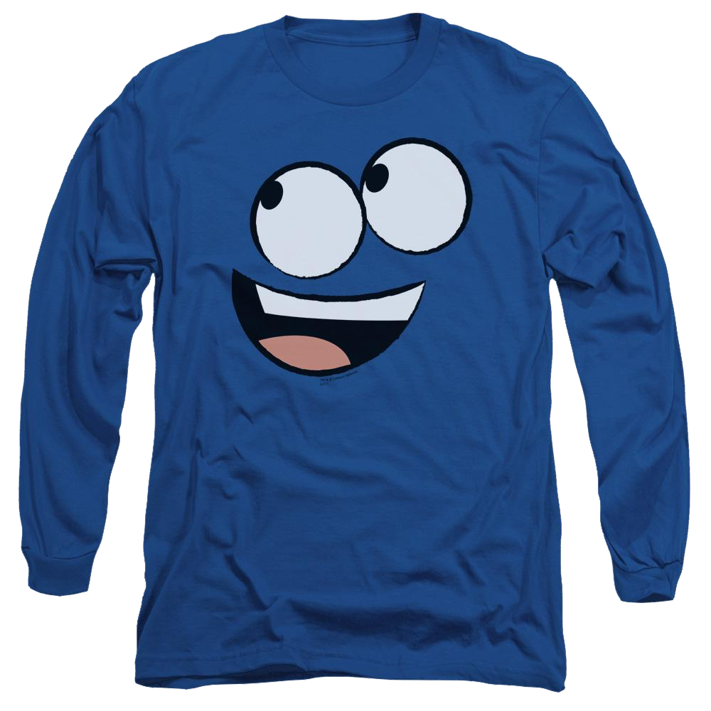 Foster's Home for Imaginary Friends Blue Face - Men's Long Sleeve T-Shirt Men's Long Sleeve T-Shirt Foster's Home for Imaginary Friends
