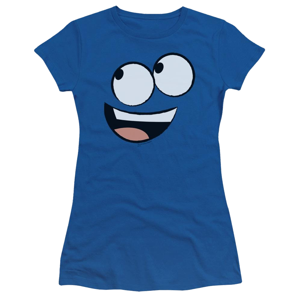 Foster's Home for Imaginary Friends Blue Face - Juniors T-Shirt Juniors T-Shirt Foster's Home for Imaginary Friends