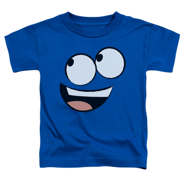 Royal toddler t-shirt with Foster's Home for Imaginary Friends Blue Face graphic