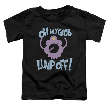 Black toddler t-shirt with Adventure Time Lump Off graphic