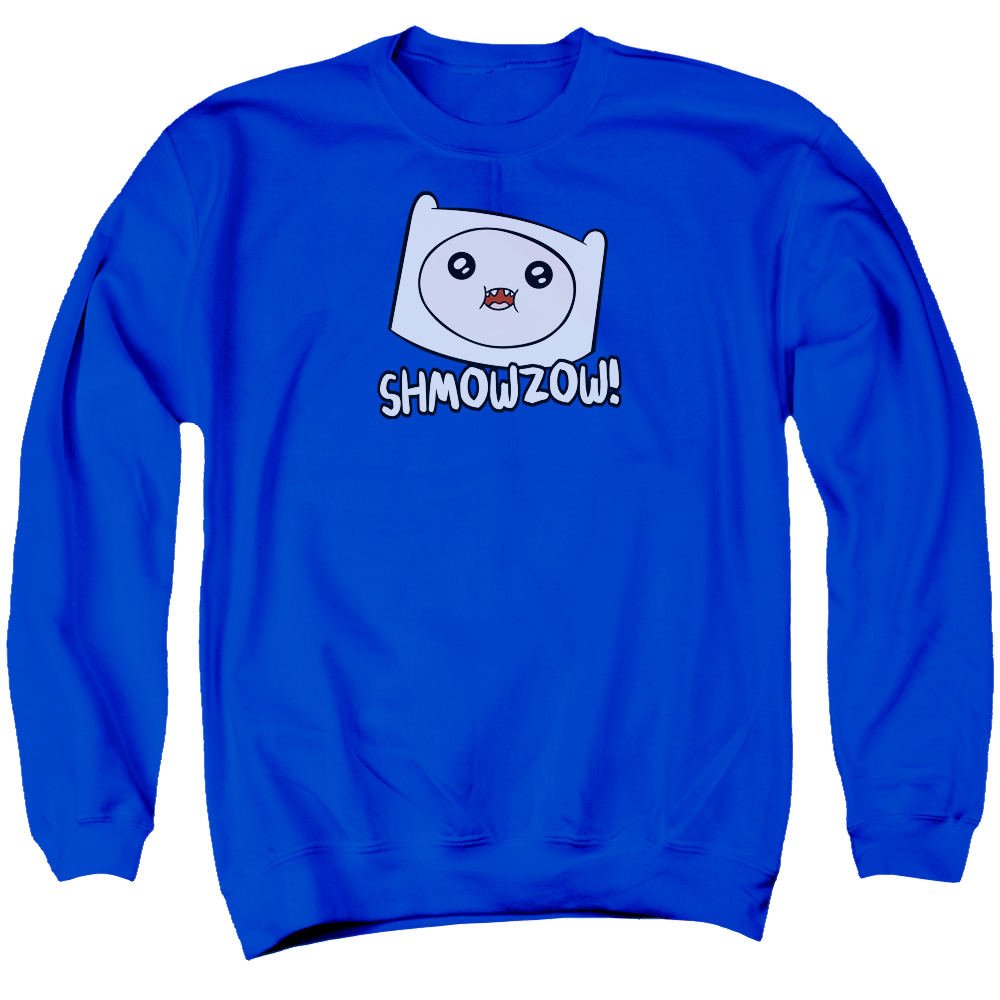 Adventure Time Shmowzow - Men's Crewneck Sweatshirt Men's Crewneck Sweatshirt Adventure Time