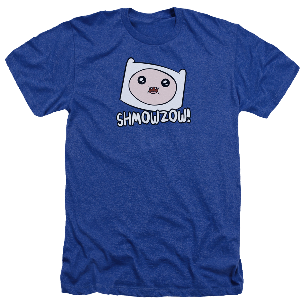 Adventure Time Shmowzow - Men's Heather T-Shirt Men's Heather T-Shirt Adventure Time