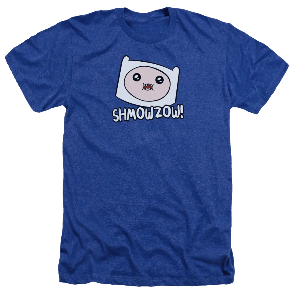 Adventure Time Shmowzow - Men's Heather T-Shirt Adventure Time