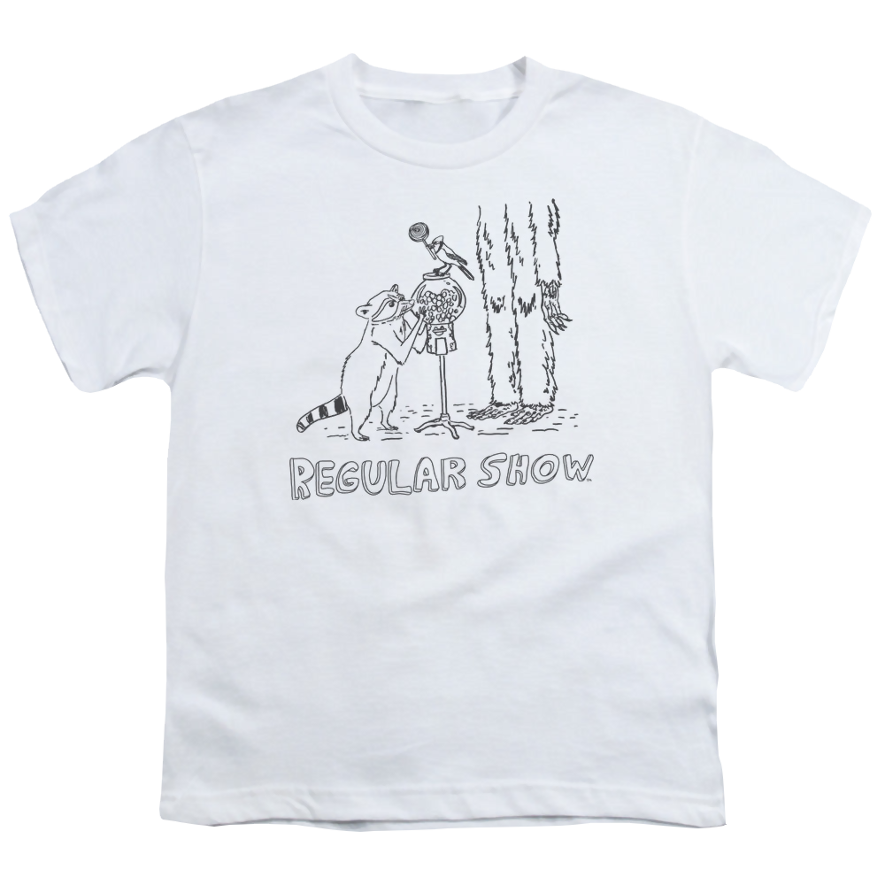 Regular Show, The Tattoo Art - Youth T-Shirt Youth T-Shirt (Ages 8-12) The Regular Show