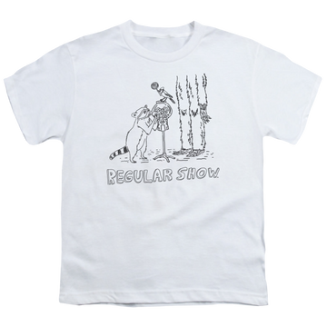 Regular Show, The Tattoo Art - Youth T-Shirt Youth T-Shirt (Ages 8-12) The Regular Show