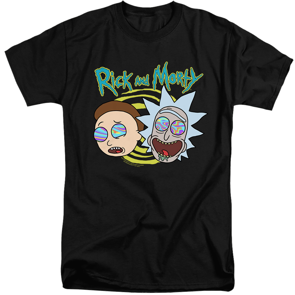 Rick and Morty Blown Minds - Men's Tall Fit T-Shirt Men's Tall Fit T-Shirt Rick and Morty