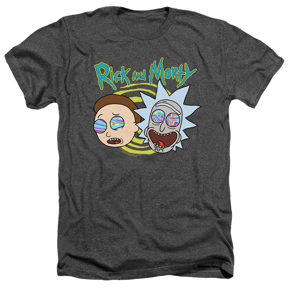 Rick and Morty Blown Minds - Men's Heather T-Shirt Men's Heather T-Shirt Rick and Morty