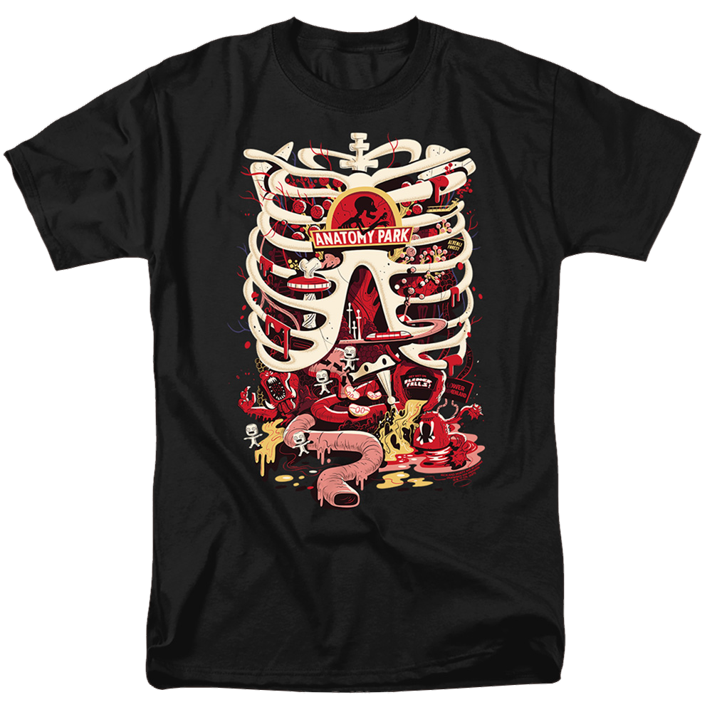 Rick and Morty Anatomy Park Logo - Men's Regular Fit T-Shirt Men's Regular Fit T-Shirt Rick and Morty