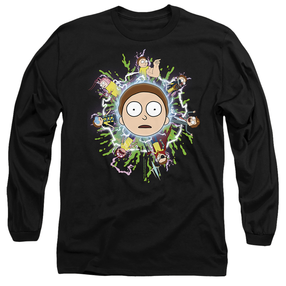 Rick and Morty Multiple Morty - Men's Long Sleeve T-Shirt Men's Long Sleeve T-Shirt Rick and Morty