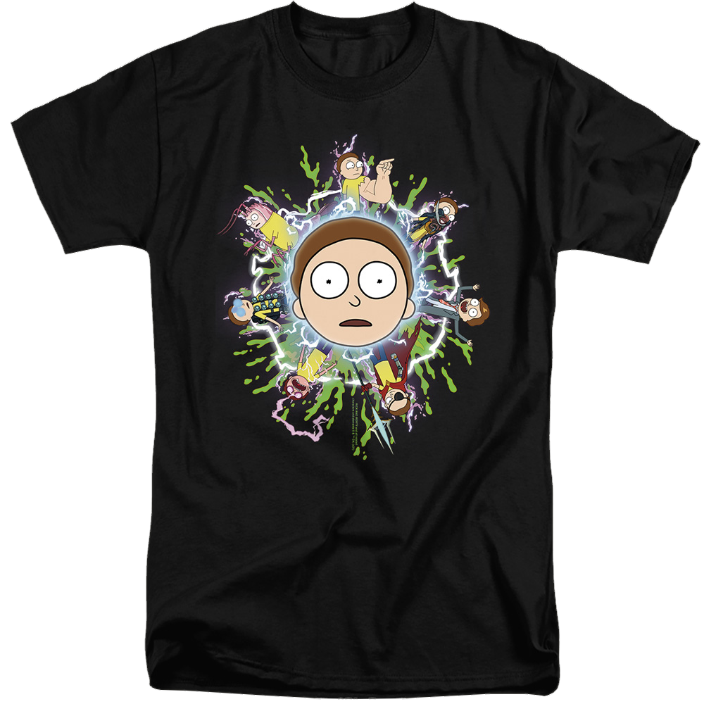 Rick and Morty Multiple Morty - Men's Tall Fit T-Shirt Men's Tall Fit T-Shirt Rick and Morty