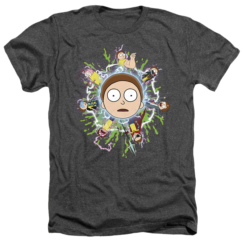 Rick and Morty Multiple Morty - Men's Heather T-Shirt Men's Heather T-Shirt Rick and Morty