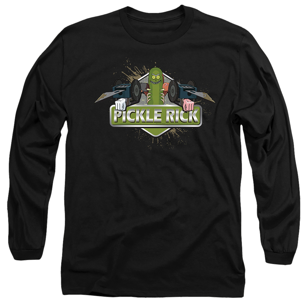 Rick and Morty Pickle Rick - Men's Long Sleeve T-Shirt Men's Long Sleeve T-Shirt Rick and Morty